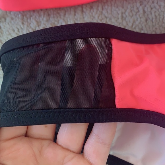 PINK mesh swim suit - Picture 2 of 4